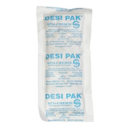 Bsc Preferred 3 x 6 x-3/8'' Tyvek Clay Desiccants - 5 Gallon Pail, 150PK BUY00019585